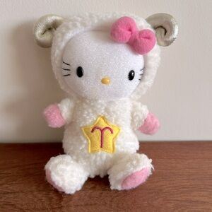 Sanrio Hello Kitty Aries Zodiac Plush Toy Vintage